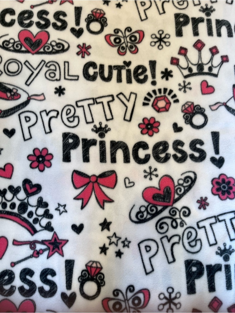 Pretty Princess Fleece Material